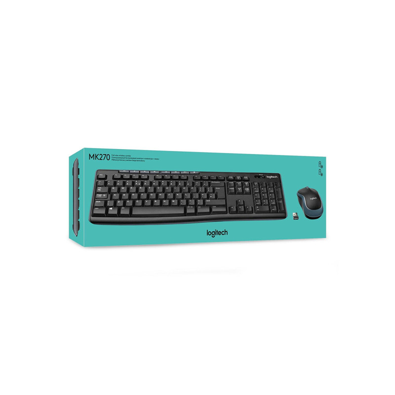 LOGITECH Combo MK270, Negru