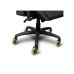 Trust GXT701 LED Gel Chair Wheels, battery-free LED lights, 75mm gel chair wheels, up to 300kg weight support,