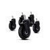 Trust GXT701 Gel Chair Wheels, 75mm gel chair wheels, up to 300kg weight support, scratch-free, floor-friendly 