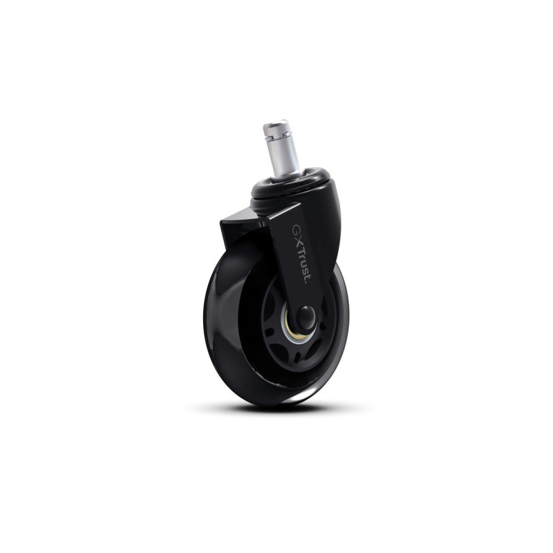 Trust GXT701 Gel Chair Wheels, 75mm gel chair wheels, up to 300kg weight support, scratch-free, floor-friendly