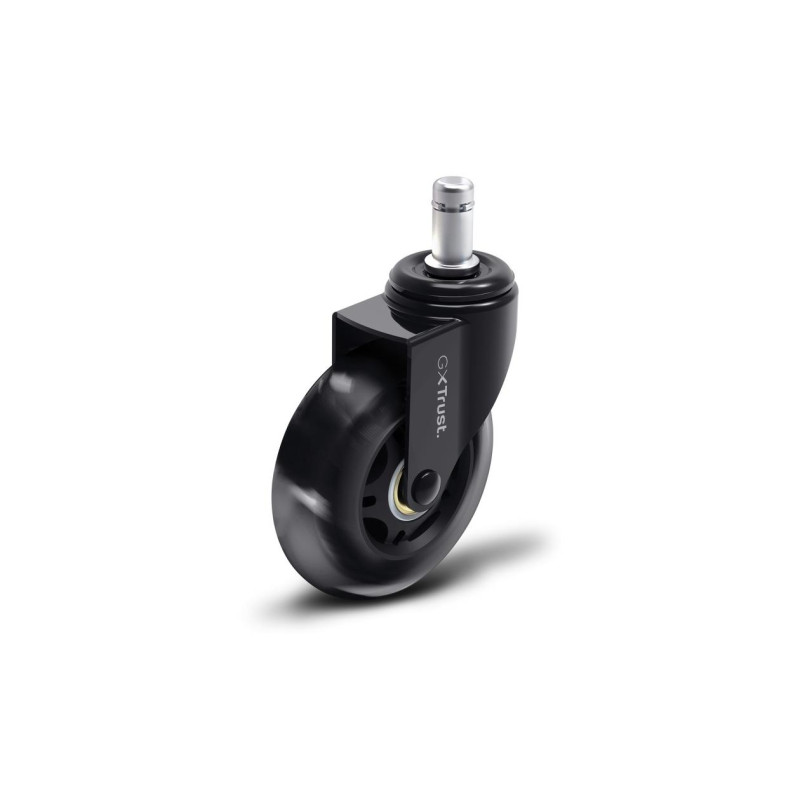Trust GXT701 Gel Chair Wheels, 75mm gel chair wheels, up to 300kg weight support, scratch-free, floor-friendly