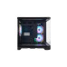 Case 1STPLAYER UV5 BLACK, mATX w/o PSU, Panoramic Side & Front Curved U-shaped 3mm Tempered glass, Dual Chamber