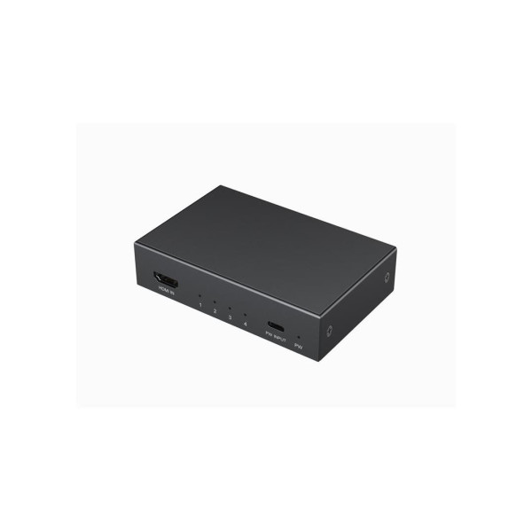 HDMI-разветвитель Cablexpert 4K, 4 порта - DSP-HDMI4K-4P-01, Вход: 1x HDMI Type-A (f) - Выход: 4x HDMI Type-A (f),