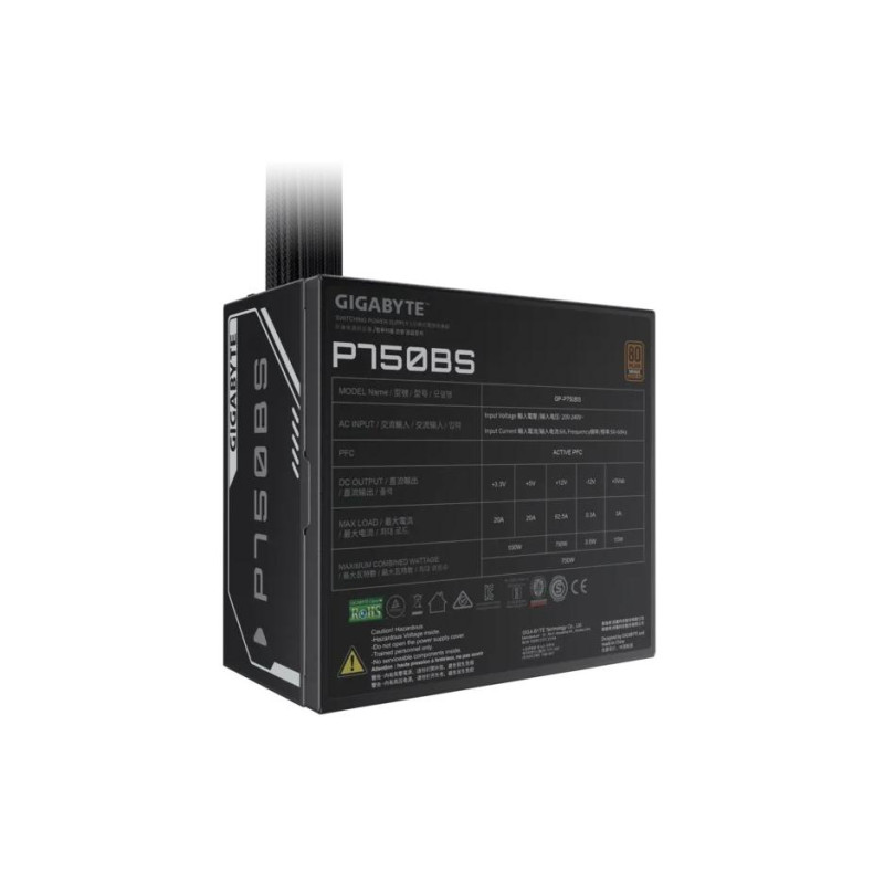 Блок питания 750W Gigabyte GP-P750BS, Black