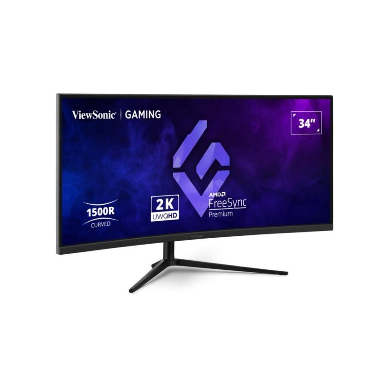 Монитор VIEWSONIC VX3418C-2K, Curved, Black