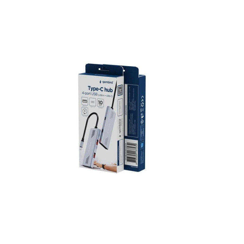 Gembird UHB-CM-U310-A2C2-01, Negru