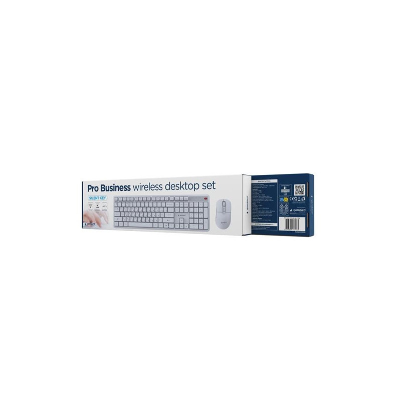 GEMBIRD KBS-WMS-01-W-CYRL, Alb