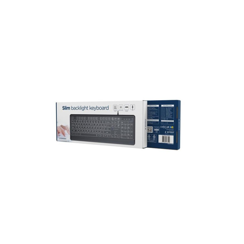 GEMBIRD KB-UML-04-CYRL, Negru