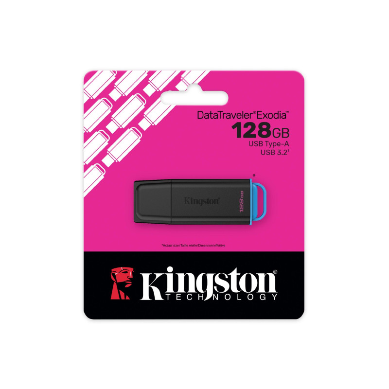 Kingston DataTraveler Exodia G2, Negru / Albastru