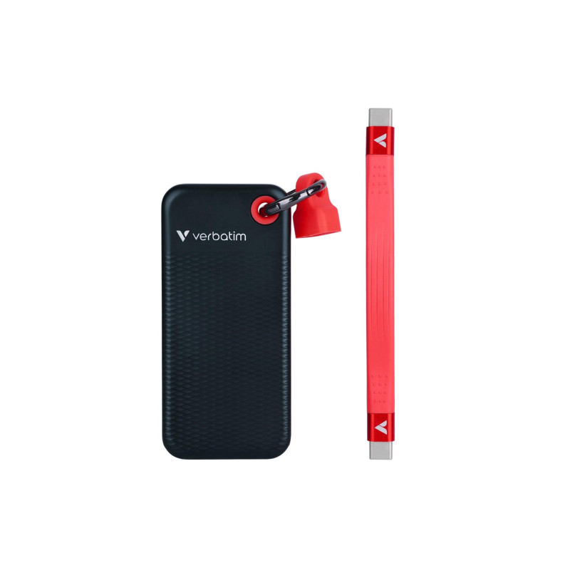 VERBATIM Pocket, Negru / Rosu