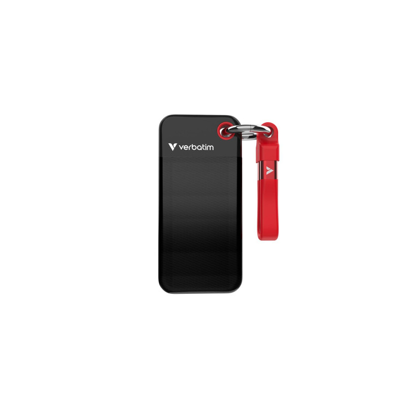 VERBATIM Pocket, Negru / Rosu