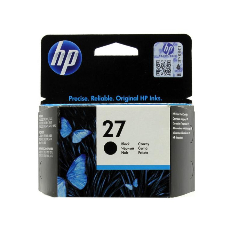 Cartus cu cerneala HP 27, Black