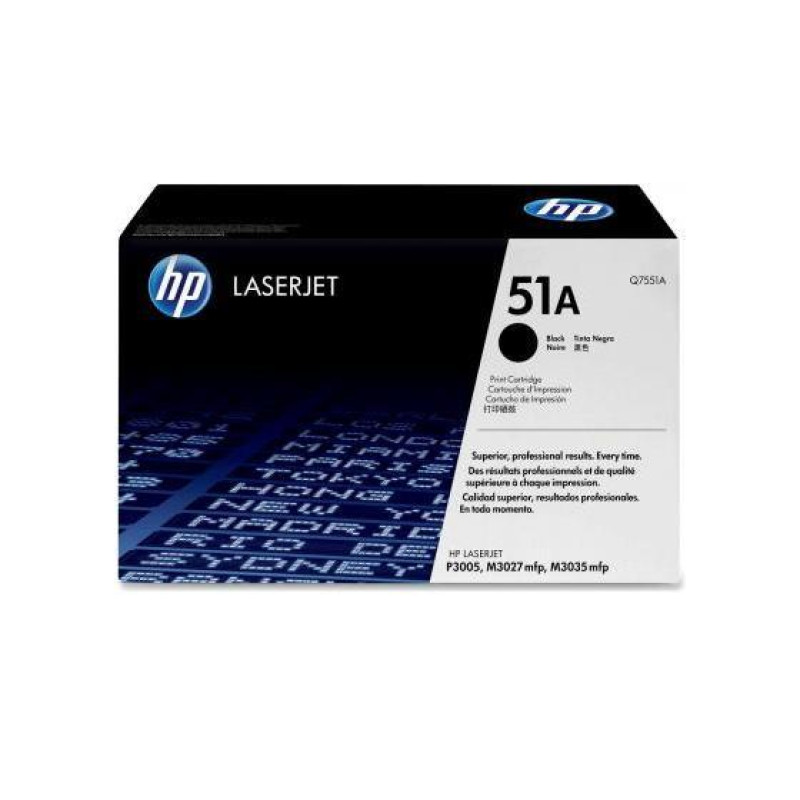 Лазерный картридж HP 51A (Q7551A) Black
