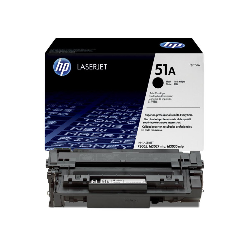 Лазерный картридж HP 51A (Q7551A) Black