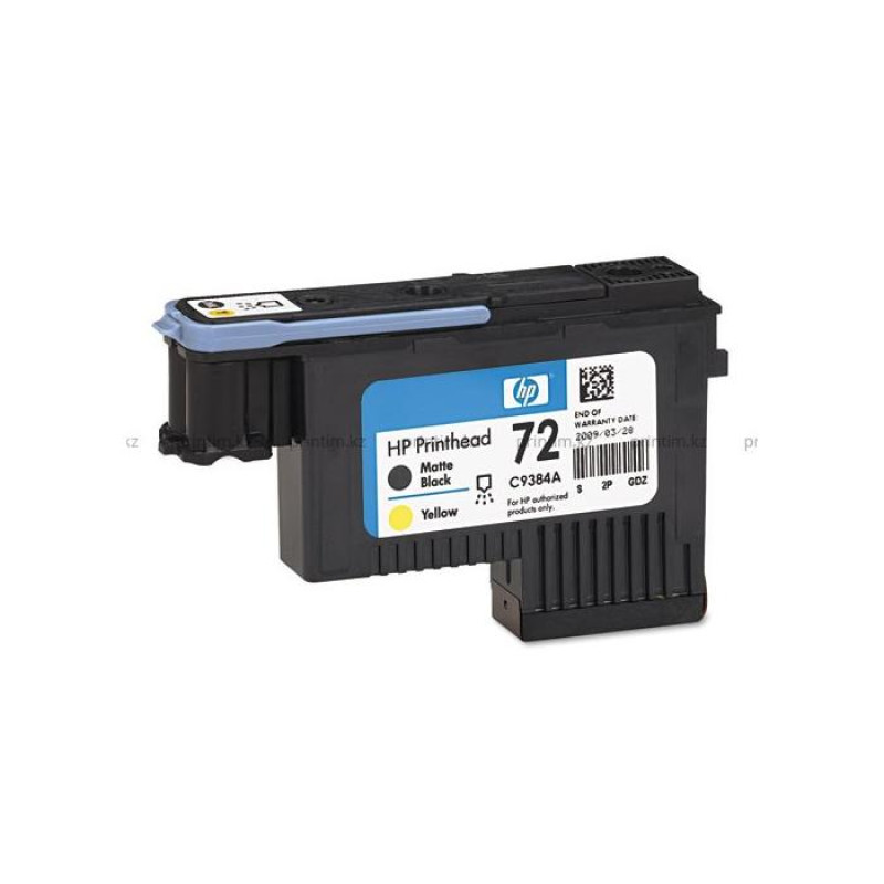 HP 72 (C9384A) matte black and yellow