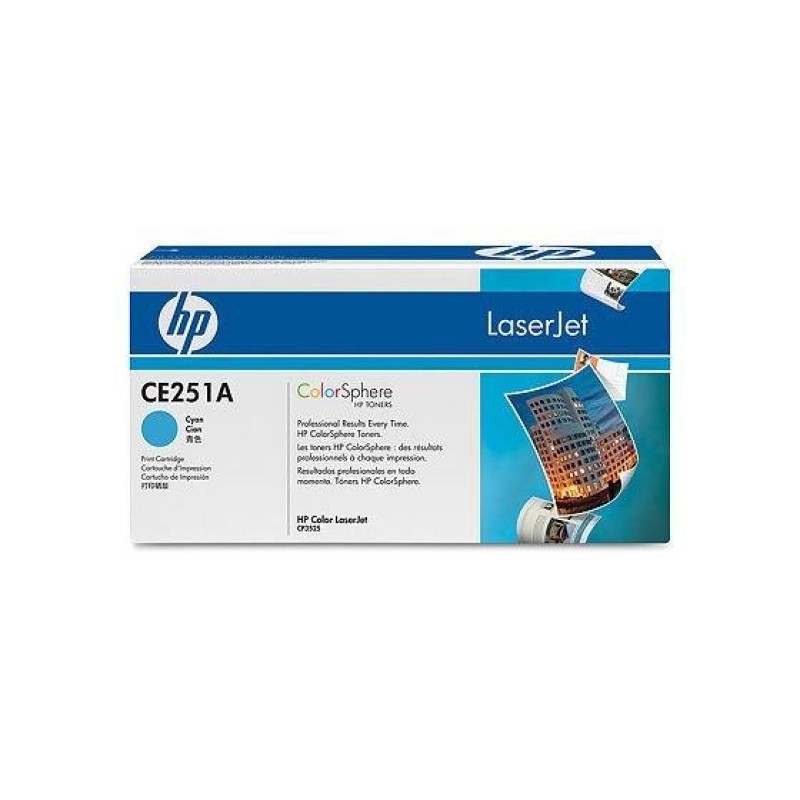Лазерный картридж HP 504A (CE251A) Cyan