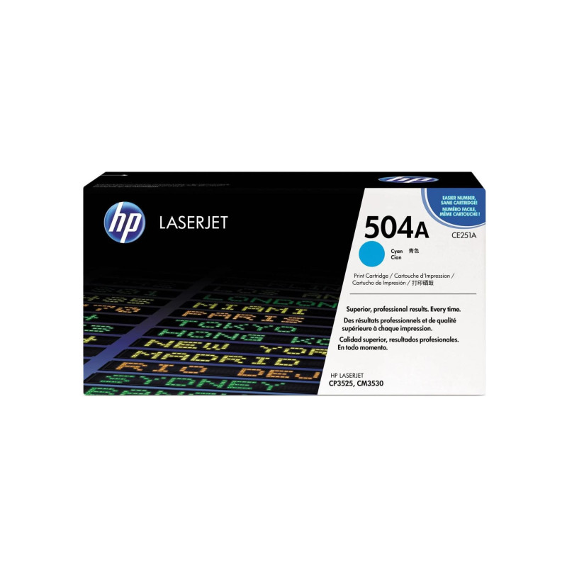 Лазерный картридж HP 504A (CE251A) Cyan