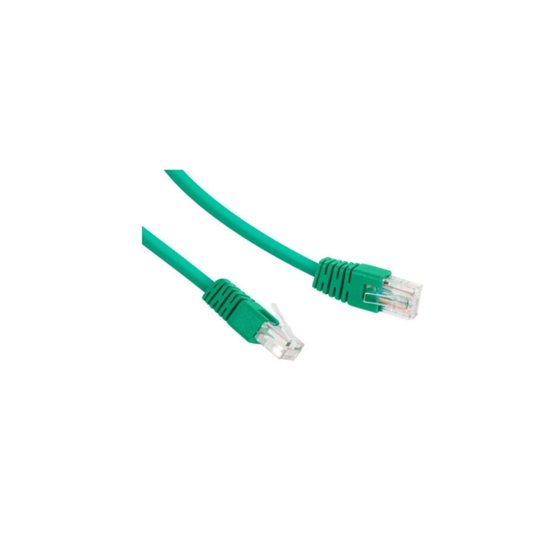 Патч-корд UTP Cat.5e, 1 м, зеленый