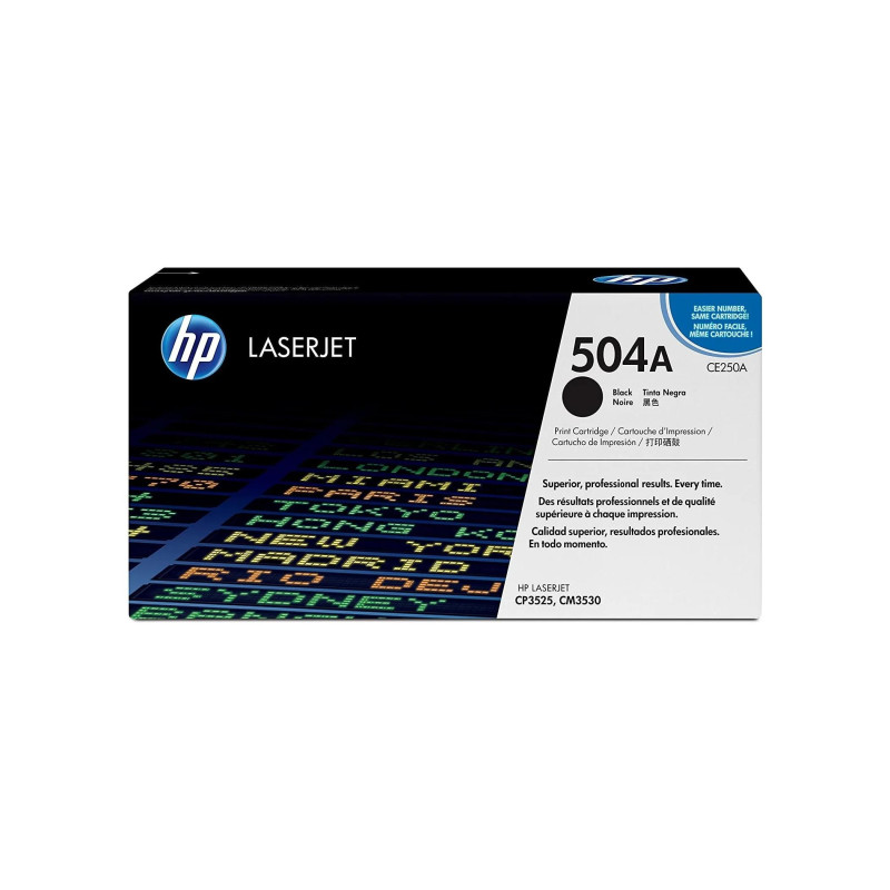 Лазерный картридж HP 504A (CE250A) Black