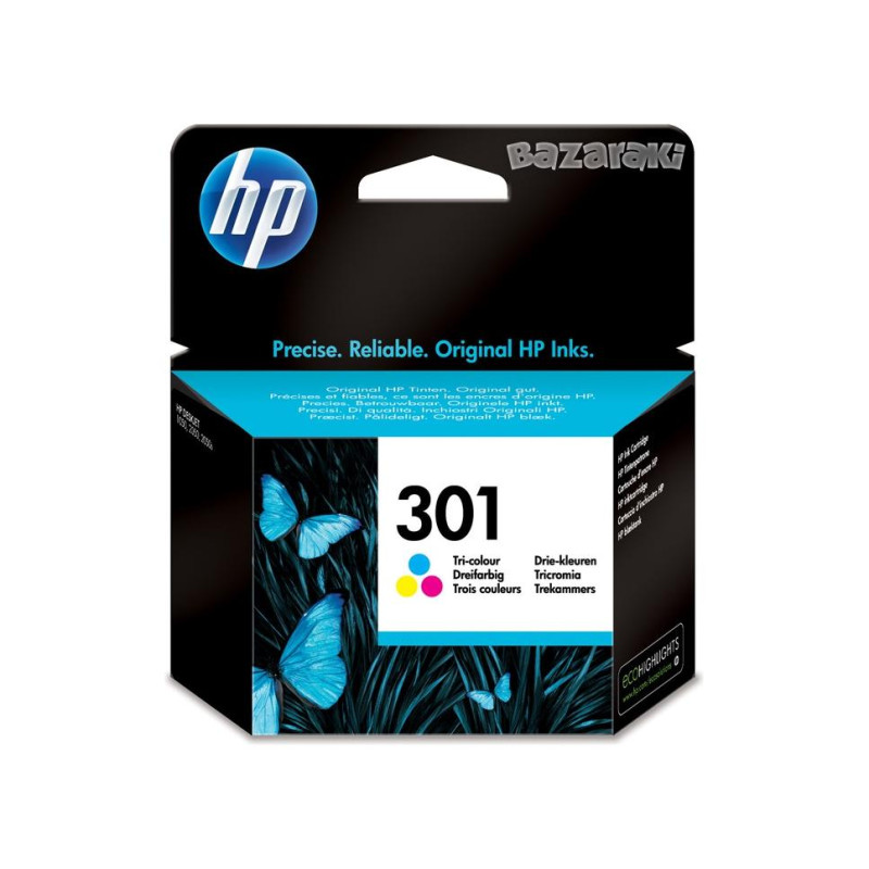 Картридж с чернилами HP 301 Tri-color
