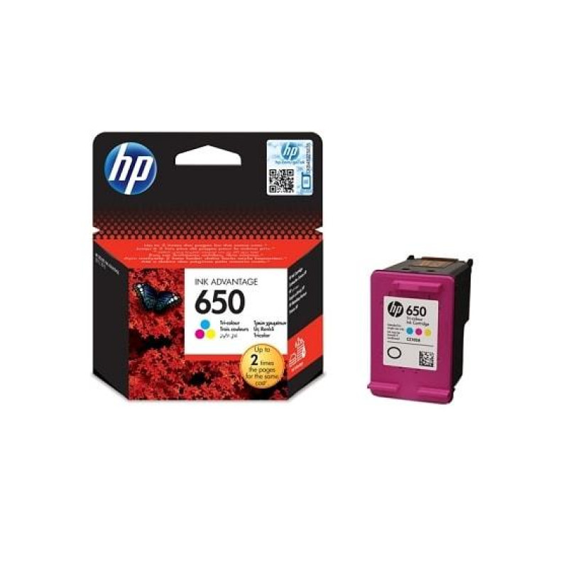 Картридж с чернилами HP 650 (CZ102AE) Tri-Colour
