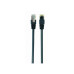Patch Cord FTP Cat.5e 1m - black, PP22-1M/BK, Gembird, molded strain relief 50u" plugs