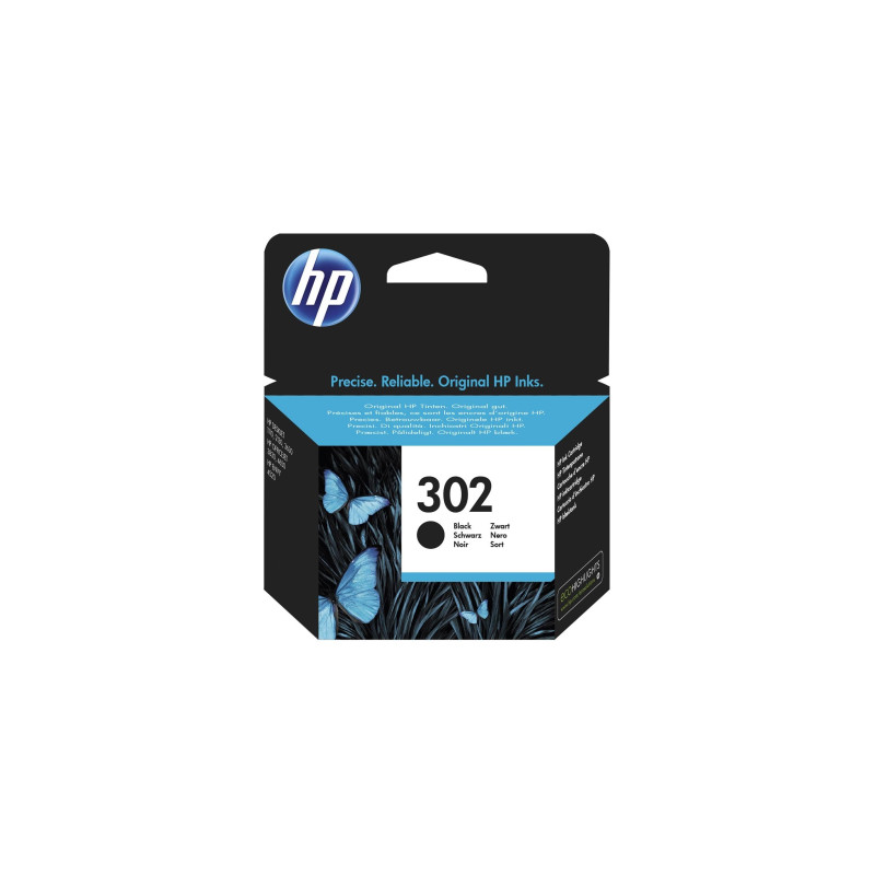 Картридж с чернилами HP 302 (F6U66AE) Black