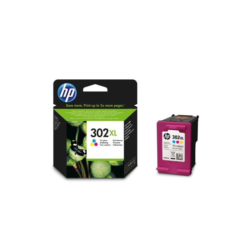 Картридж с чернилами HP 302XL (F6U67AE) Tri-color