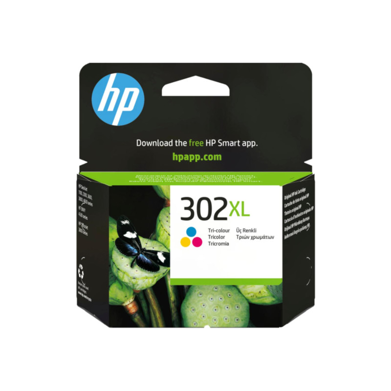 Картридж с чернилами HP 302XL (F6U67AE) Tri-color