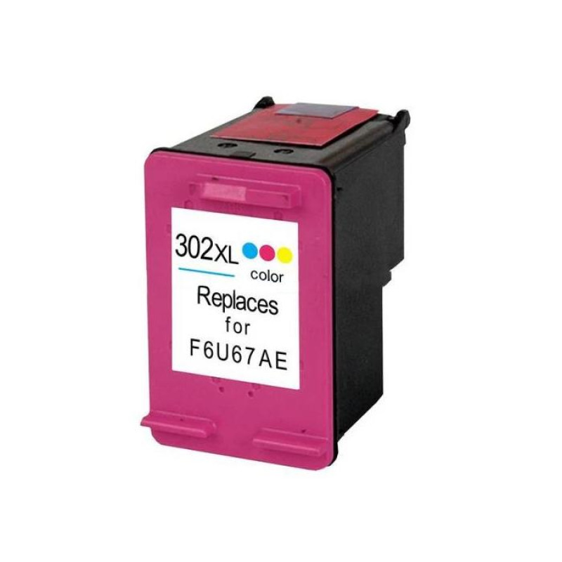 Картридж с чернилами HP 302XL (F6U67AE) Tri-color