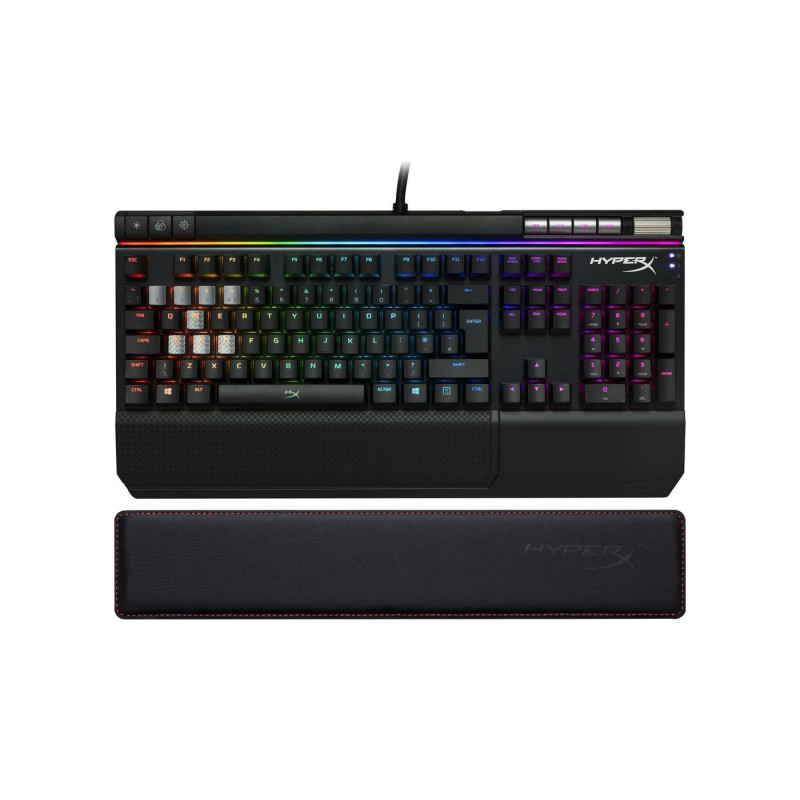 HyperX Wrist Rest, Black, Cool gel memory foam, Stable