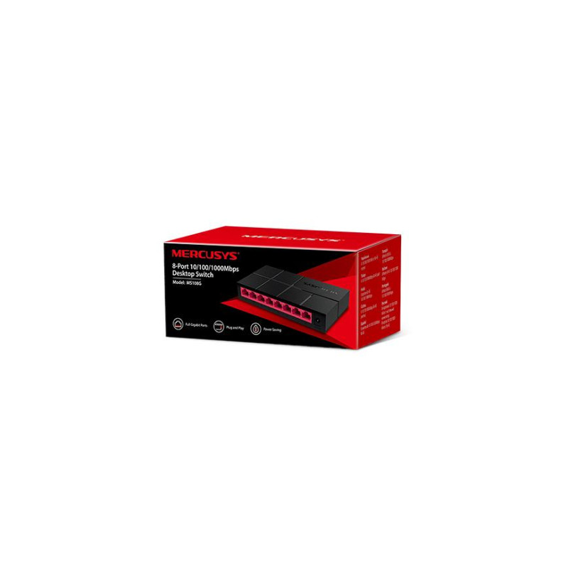 Коммутатор Mercusys MS108G
