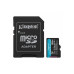 Карта памяти MicroSD 64GB Kingston Canvas Go! Plus SDCG3/64GB + SD adapter