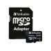 Карта памяти MicroSD 128GB Verbatim Premium microSDXC, + SD adapter