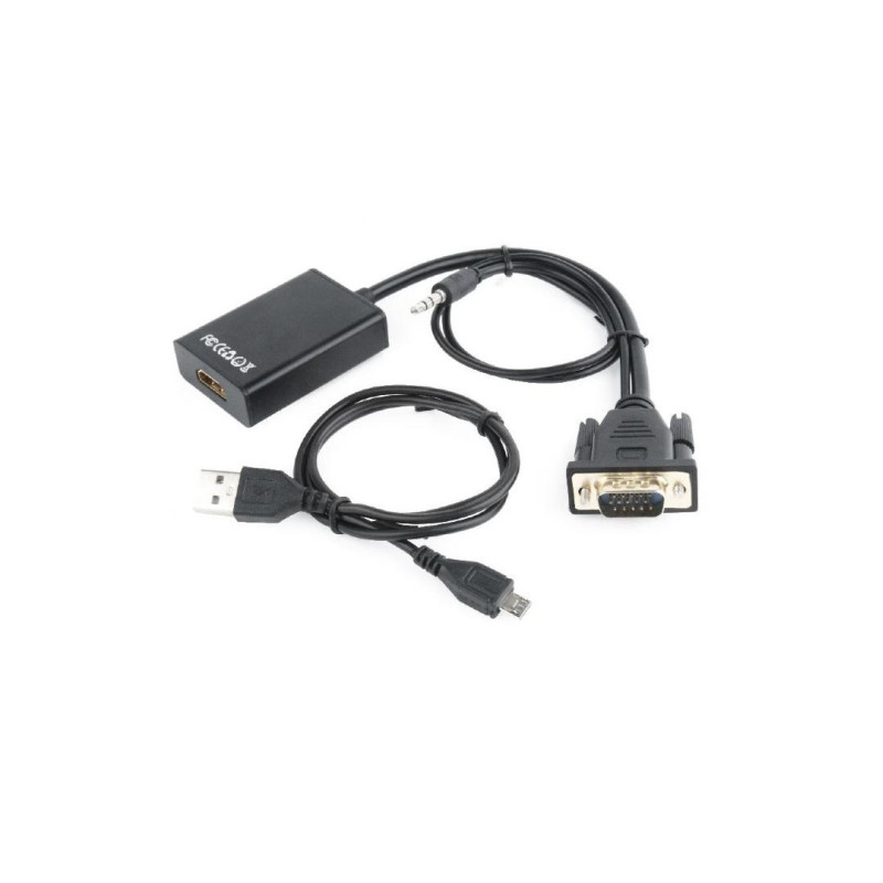 Gembird A-VGA-HDMI-01, черный