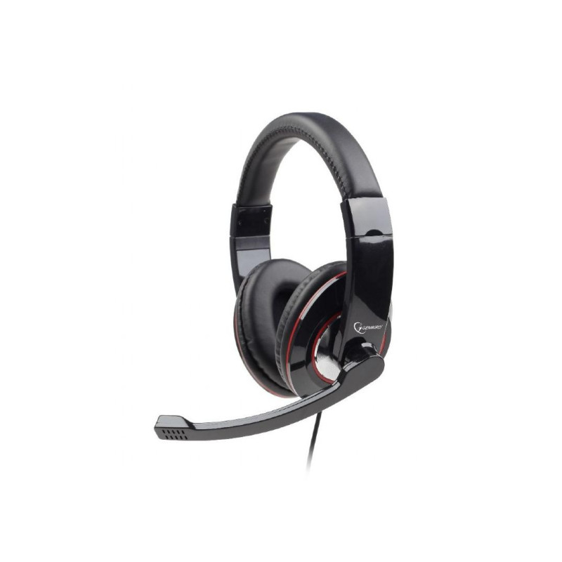 Наушники Gembird MHS-001, Glossy Black
