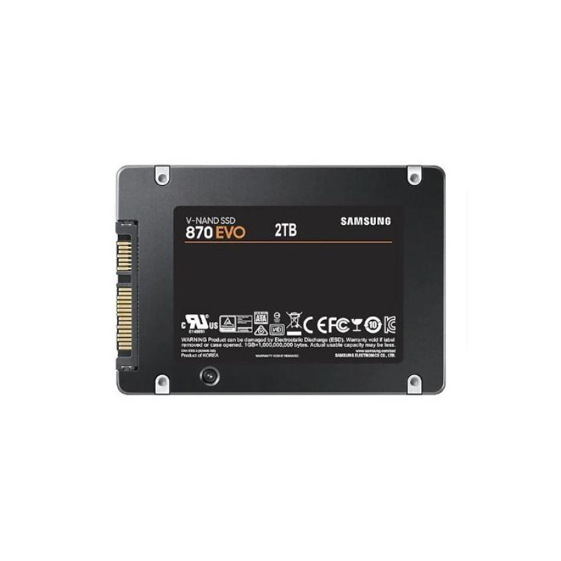SSD 2.0TB Samsung 870 Evo MZ-77E2T0B