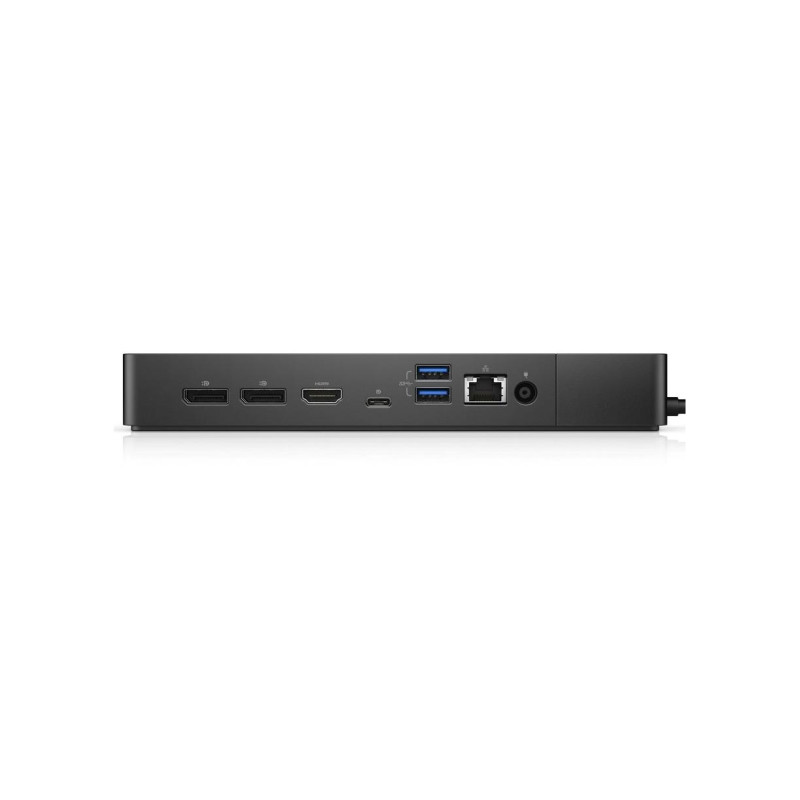 Док-станция Dell WD19s, 180 Вт — USB-C 3.1 Gen 2, USB-A 3.1 Gen 1 с PowerShare, Display Port 1.4 x 2, HDMI 2.0b, многофункциональный порт дисплея USB-C, два порта USB-A 3.1 Gen 1, гигабитный Ethernet RJ45.
