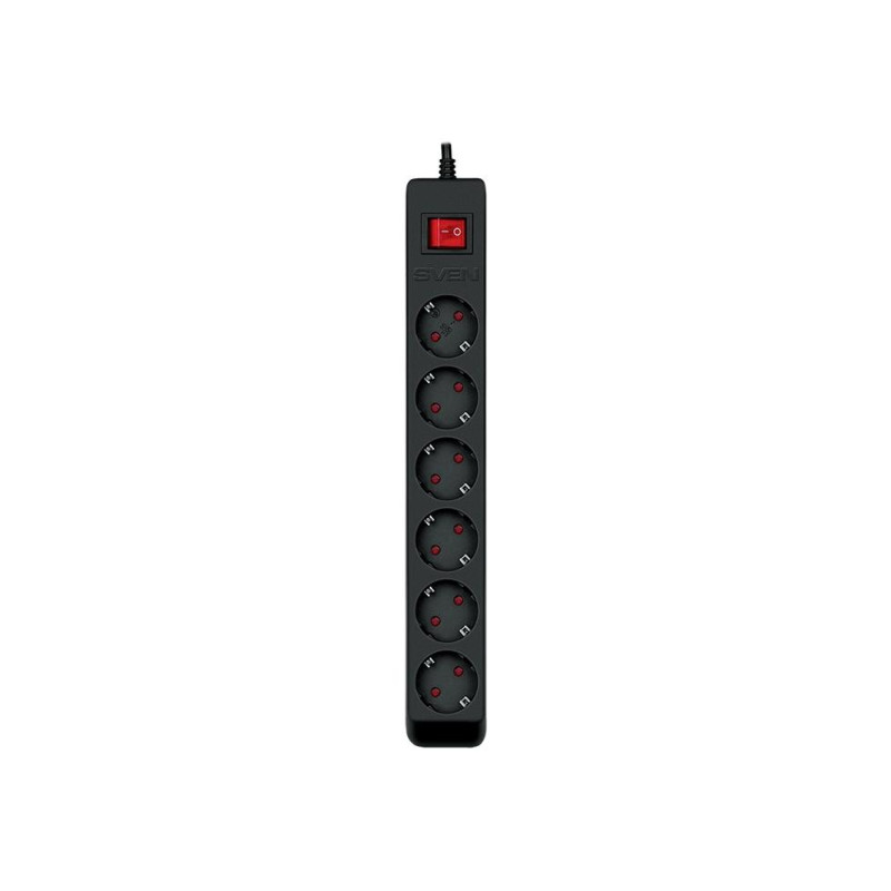 Сетевой фильтр Sven Optima, 5m, Black