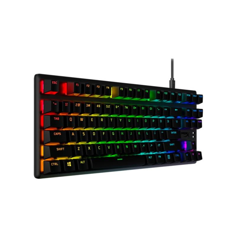 Клавиатура HyperX Alloy Origins Core PBT, EN/RU, Black, 639N7AA#ACB