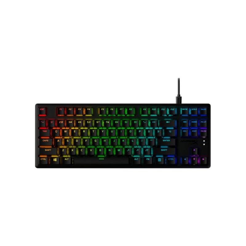 Клавиатура HyperX Alloy Origins Core PBT, EN/RU, Black, 639N7AA#ACB