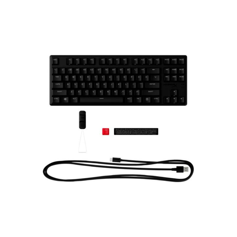 Клавиатура HyperX Alloy Origins Core PBT, EN/RU, Black, 639N7AA#ACB
