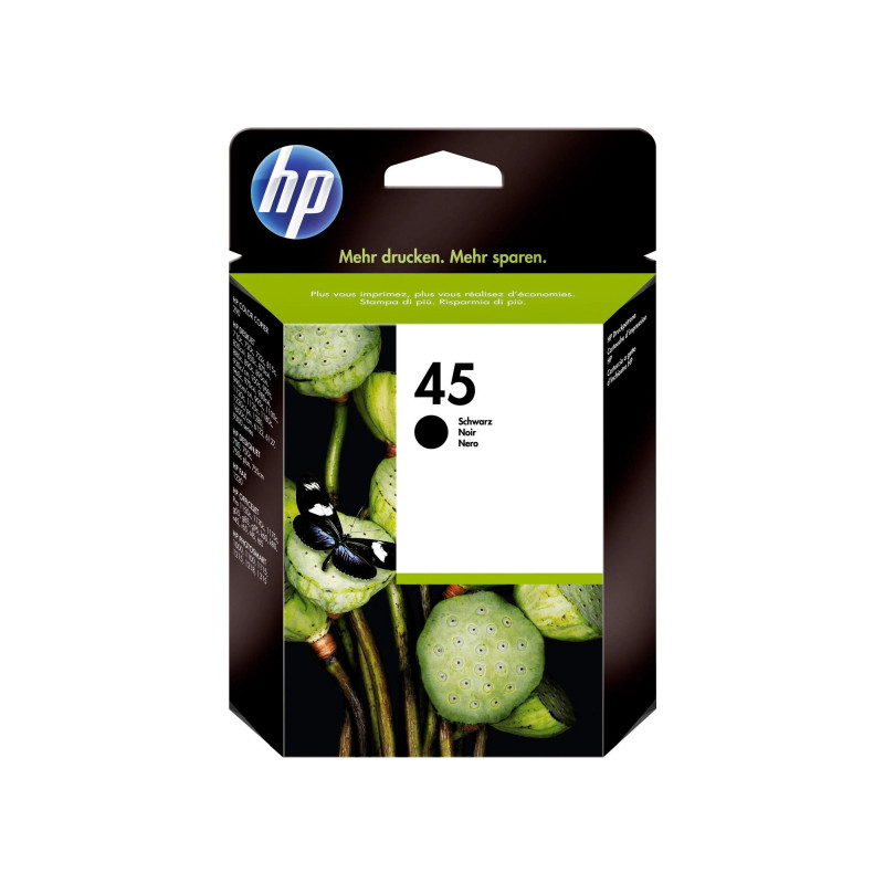Черный картридж HP 45A