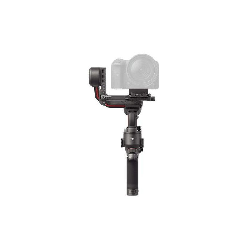 (229757) DJI RS3 - Camera Stabilizer for Mirrorless and DSLR cameras, Payload 3.0 kg, Axis (Automated locks,Aluminum alloy),3Gen Stab.,Shutter connection (bluetooth, cable), 1.8'' OLED full-color touchscreen,Gimbal mode switch,Mini tripod, NATO, Battery d