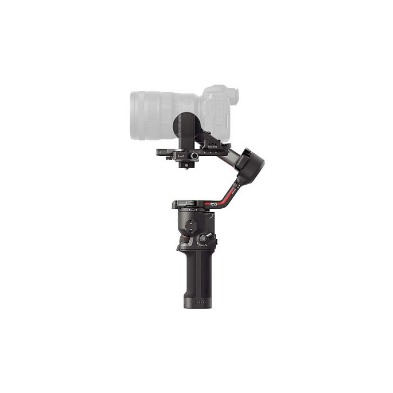 (229757) DJI RS3 - Camera Stabilizer for Mirrorless and DSLR cameras, Payload 3.0 kg, Axis (Automated locks,Aluminum alloy),3Gen Stab.,Shutter connection (bluetooth, cable), 1.8'' OLED full-color touchscreen,Gimbal mode switch,Mini tripod, NATO, Battery d