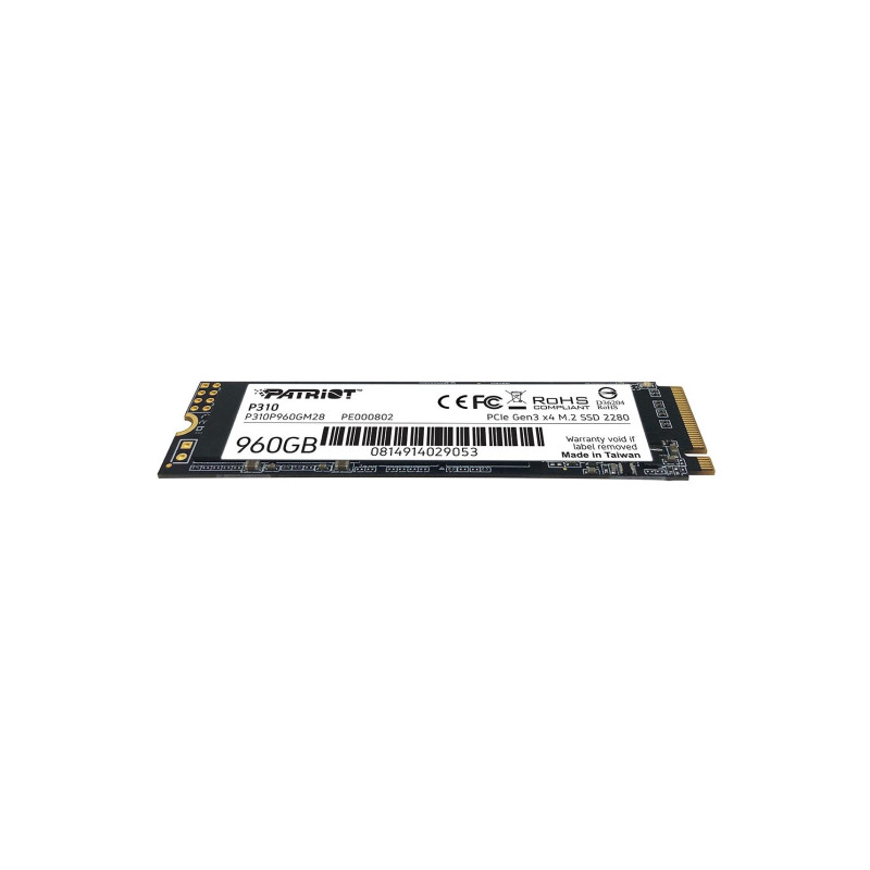 M.2 NVMe SSD 960GB Patriot P310