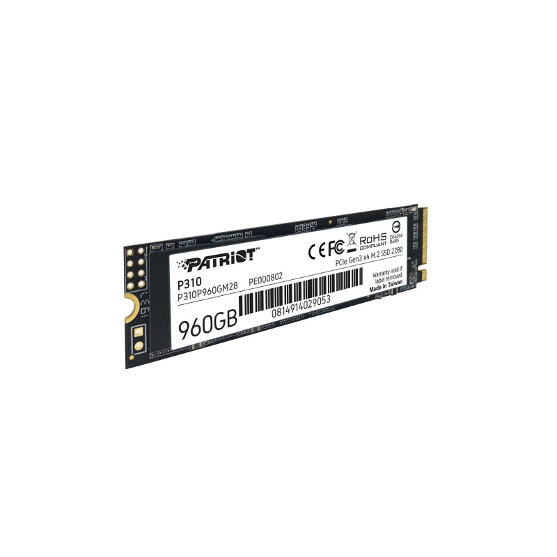 M.2 NVMe SSD 960GB Patriot P310