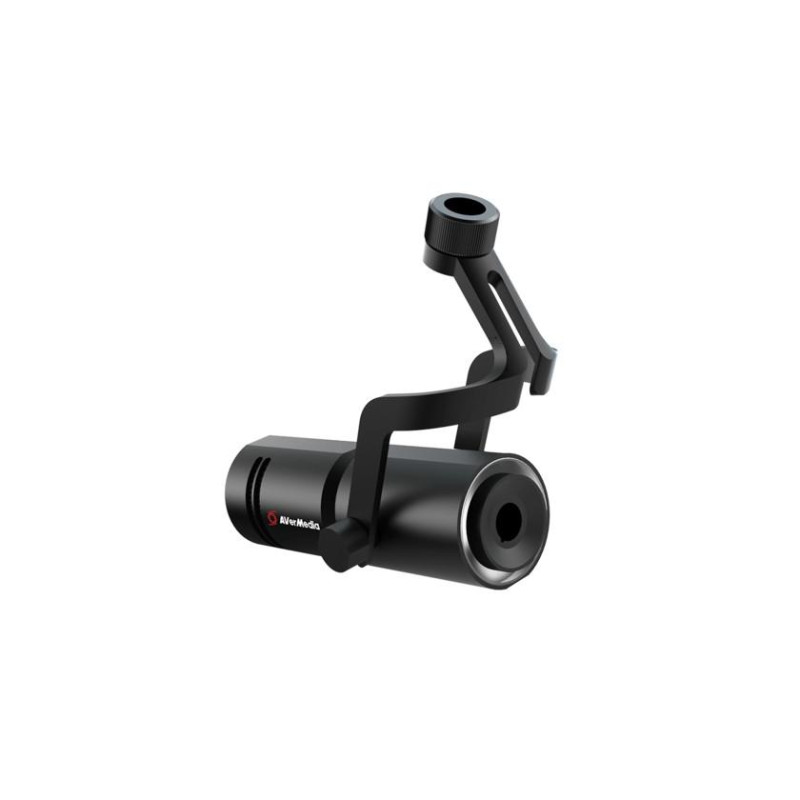 AverMedia Live Streamer MIC 330 - AM330: динамический кардиоидный XLR-микрофон, частотная характеристика: 50 Гц ~ 18 кГц, чувствительность: -52 дБ ± 3 дБ на частоте 1 кГц, цельнометаллический корпус, черный
