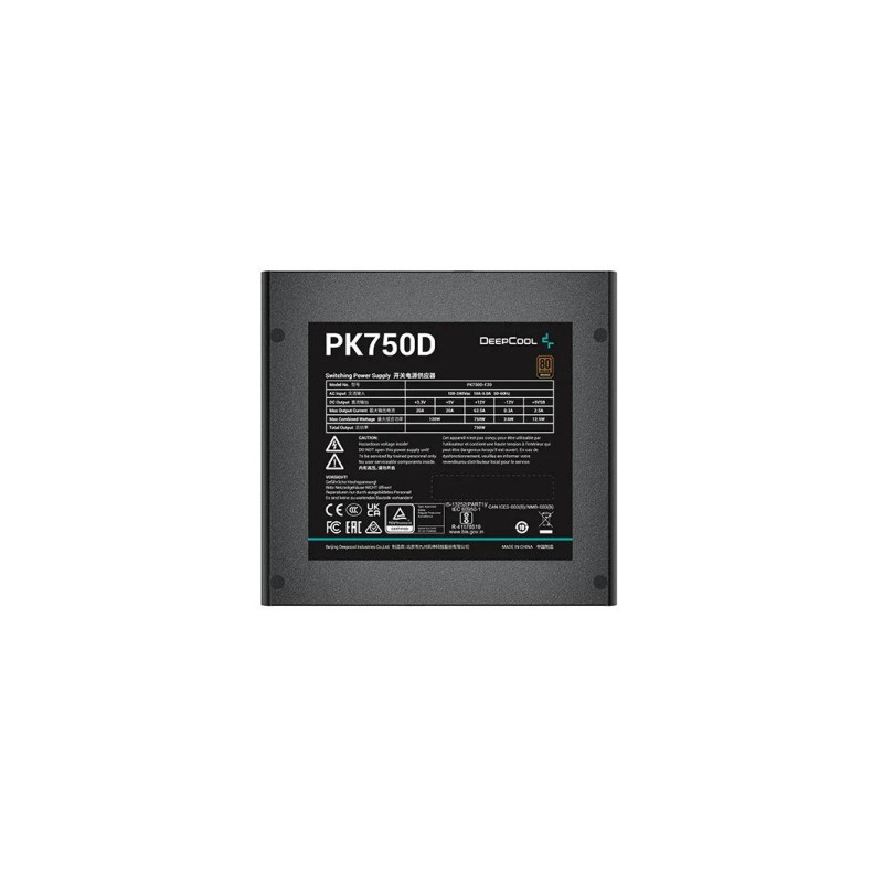 Deepcool PK750D, 80+ Бронза