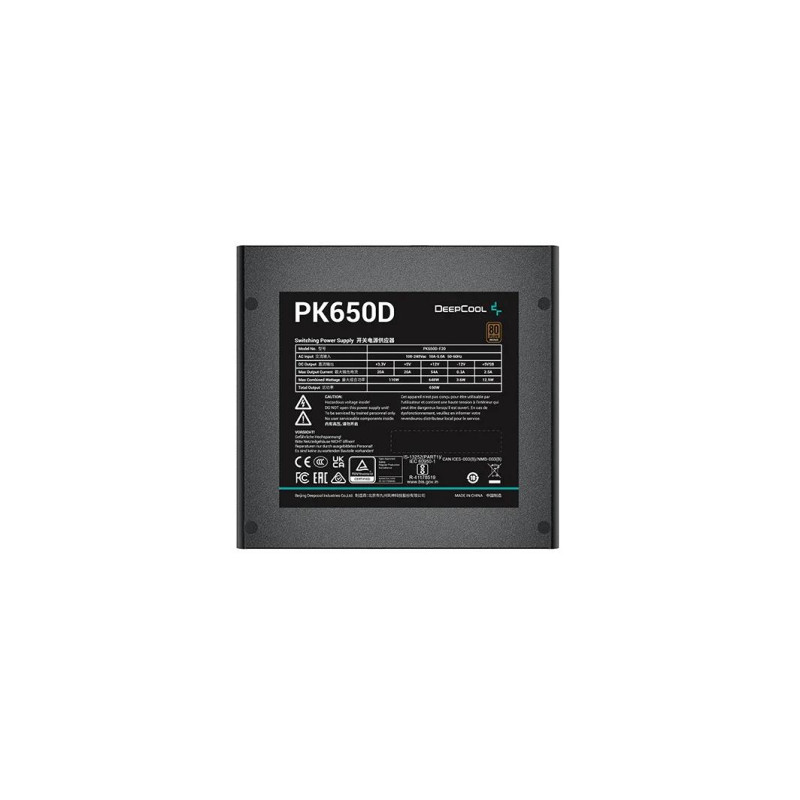 Deepcool PK650D, 80+ Бронза